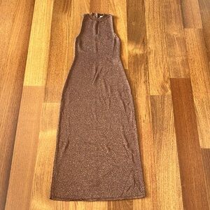 Sezane Brown Midi Dress